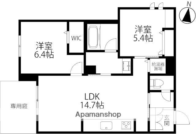 ファミーユ金沢八日市の間取り