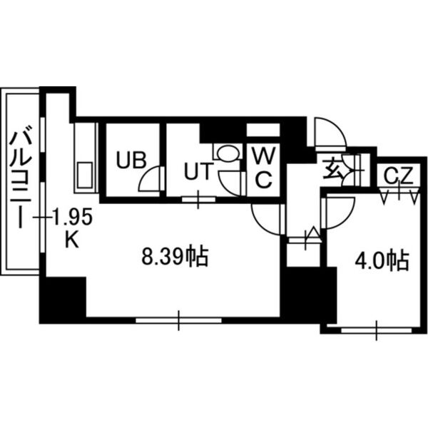 ＰＲＩＭＥ　ＵＲＢＡＮ大通東の間取り