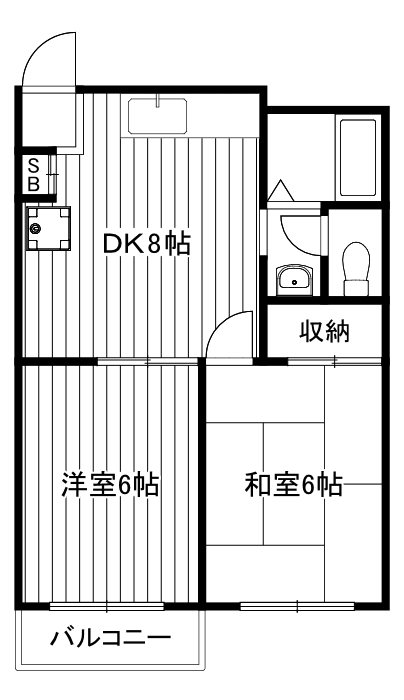 ノースヒルズ平和台の間取り