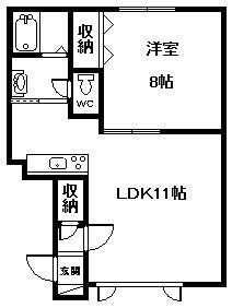 アピアＡ棟の間取り