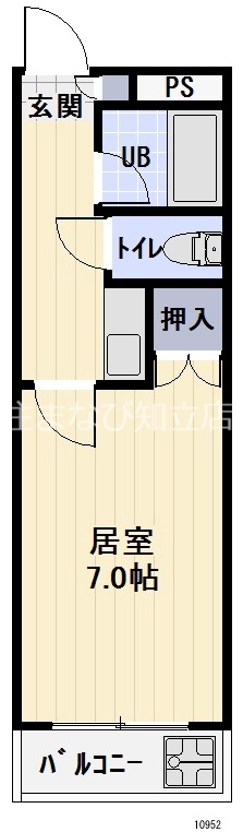 テルミーヌシャンブルの間取り