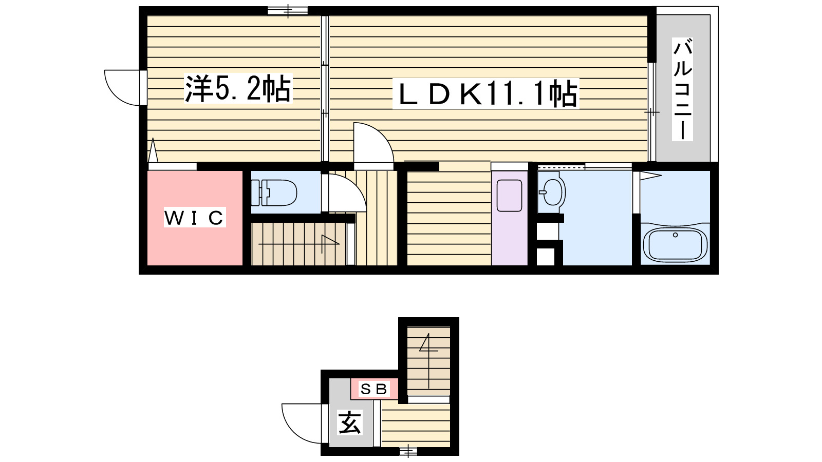 ガーデンハウスIの間取り