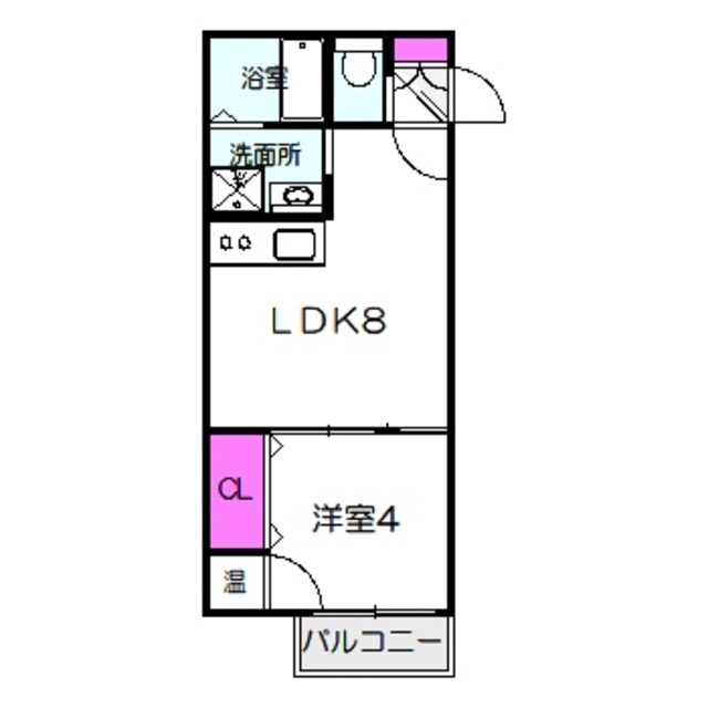 GRANDIR堺七道の間取り