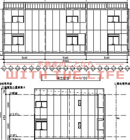 小郡新築アパートの建物外観