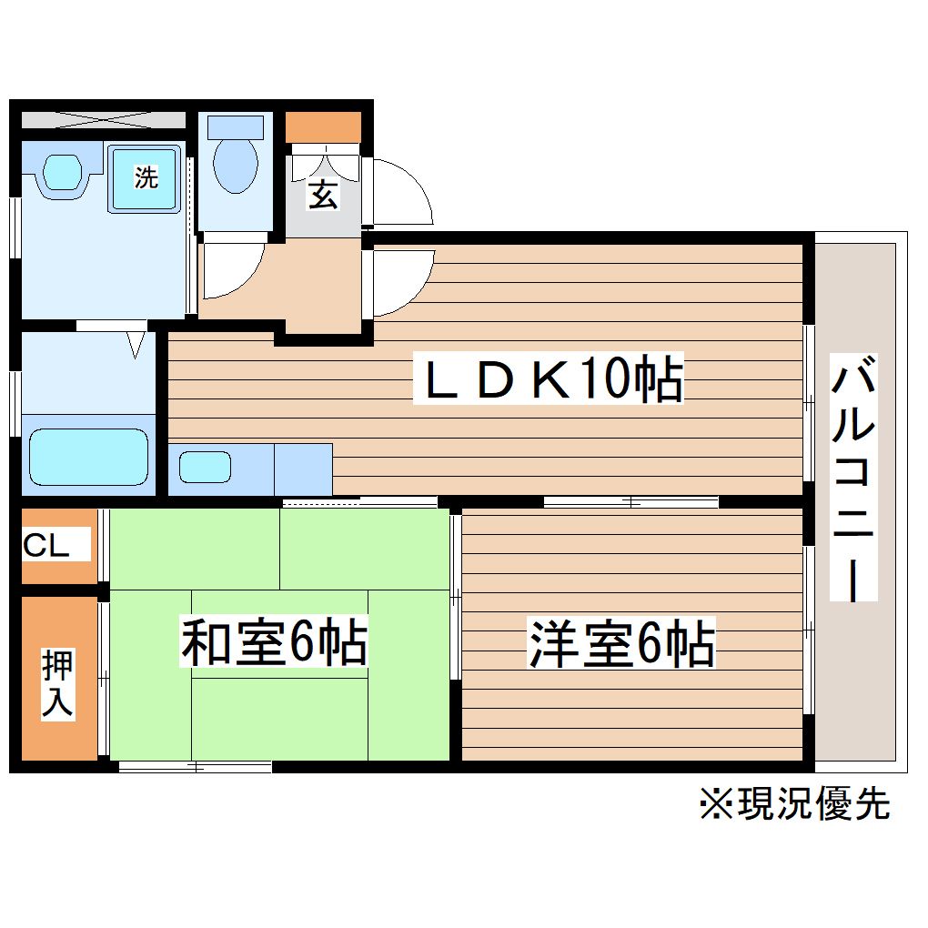 ガーデンクレスの間取り