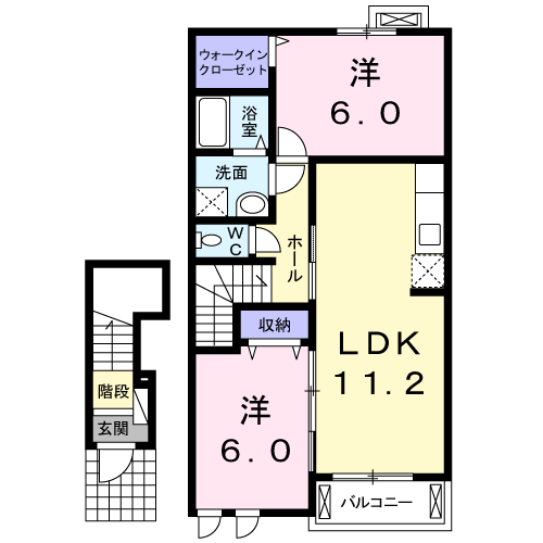 リバーヒルズＮの間取り