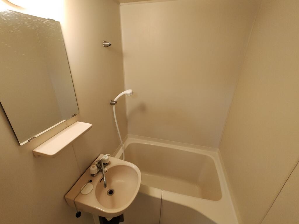 バス・シャワールーム　洗面ボウル付き