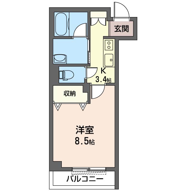 シャルムローズの間取り