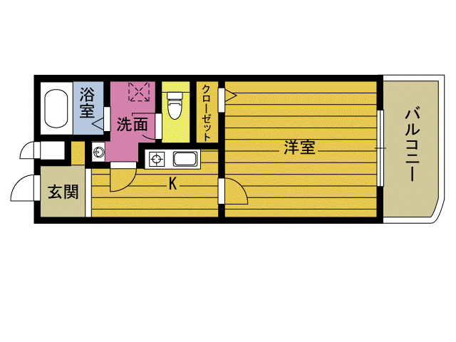 シティハイツまりもの間取り