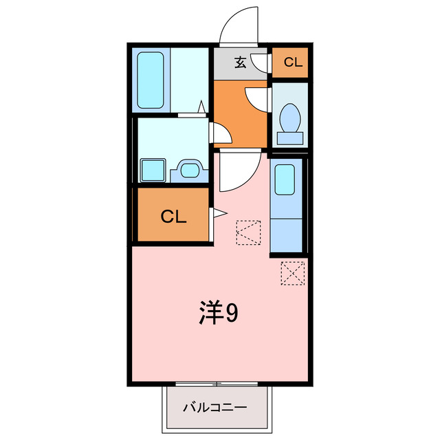 セジュール大清水の間取り