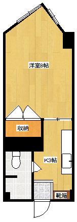 サンヒルズ首里共同住宅の間取り