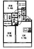 【エスポワールの間取り】