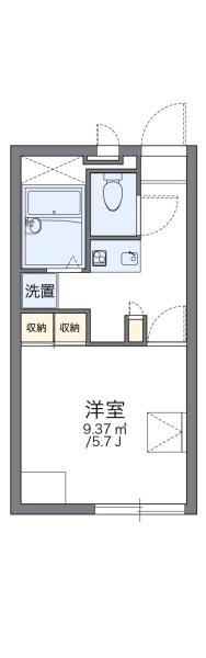 レオパレスヤマトIIの間取り