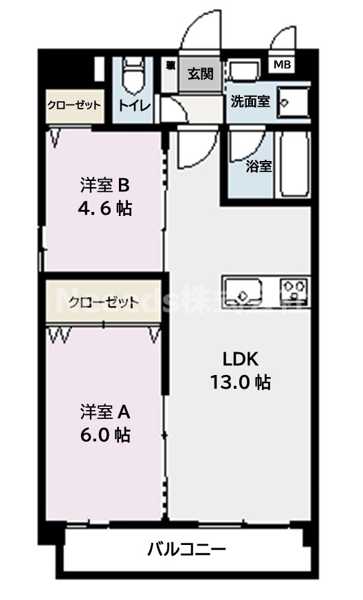 SQUARE友泉亭の間取り