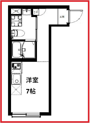 ハンプトン西新井の間取り