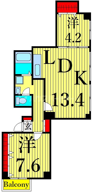 【町屋レジデンスの間取り】