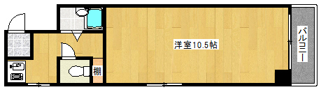 広島市西区庚午中のマンションの間取り