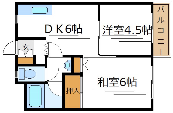 葛飾区東立石のマンションの間取り