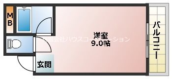 尼崎市大物町のマンションの間取り