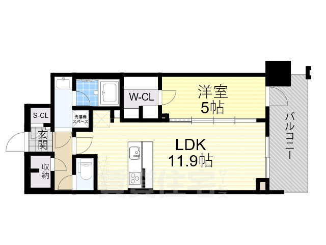 リッツ新大阪プレミアムの間取り