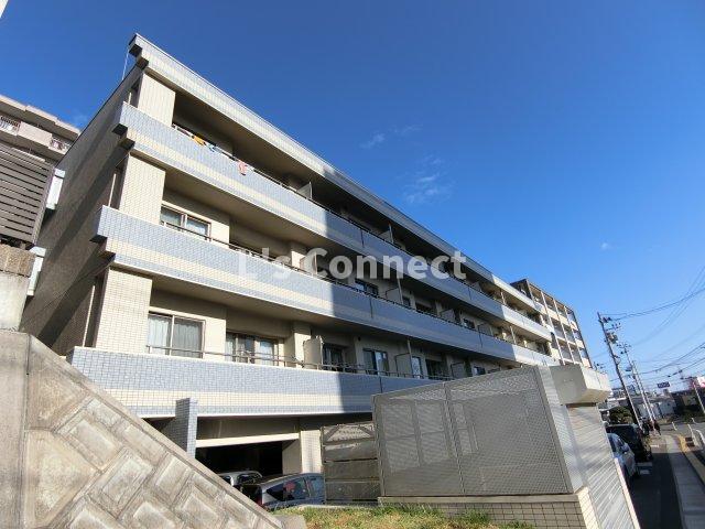 建物外観　ペットと暮らせるオートロックマンションです。