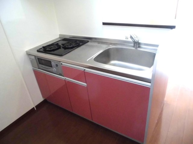 キッチン　2口ガスシステムキッチン