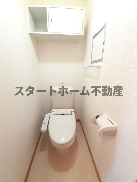 トイレ　ゆったりとした空間のトイレです