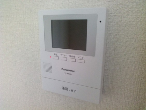 セキュリティ　モニター付きインターホン