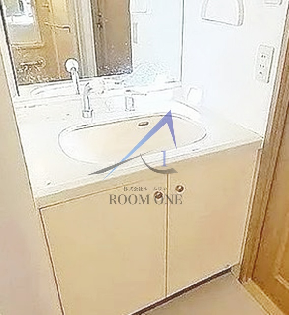 洗面設備　洗面台です。