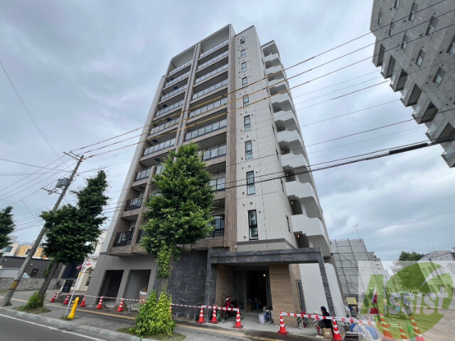 建物外観　札幌市白石区本郷通３丁目「グランメールアサヒVII」