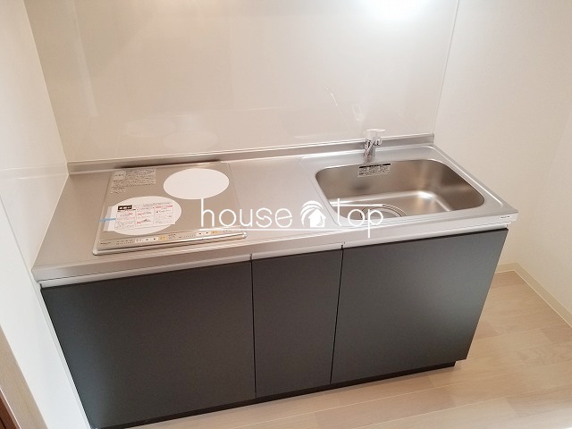 キッチン　2口コンロ付ＩＨクッキングヒーター