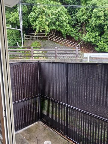 バルコニー　広々としたバルコニーです