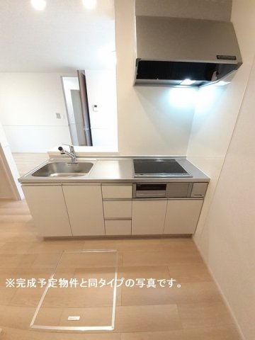 キッチン　コンパクトなキッチンで掃除もラクラク