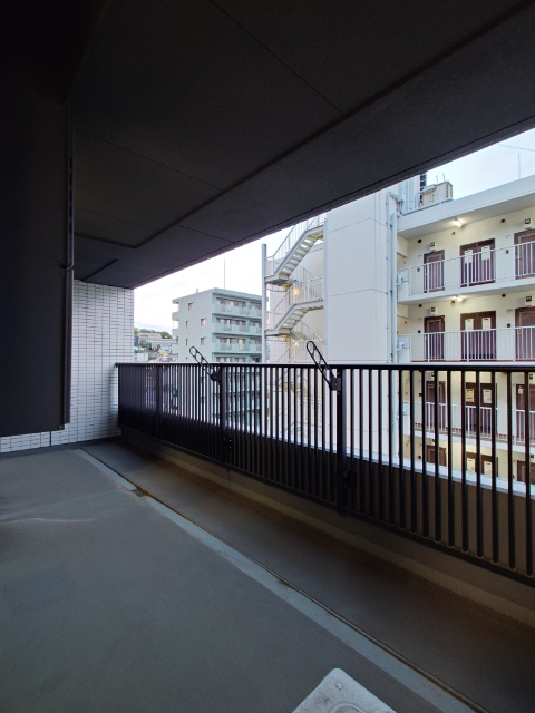 バルコニー　北東向きです
