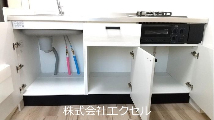 キッチン　お好きなガスコンロを設置できます。