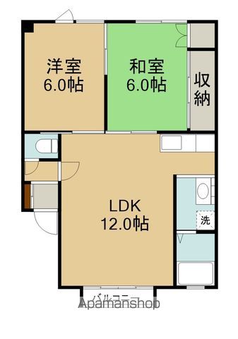 マンション大國Iの間取り写真