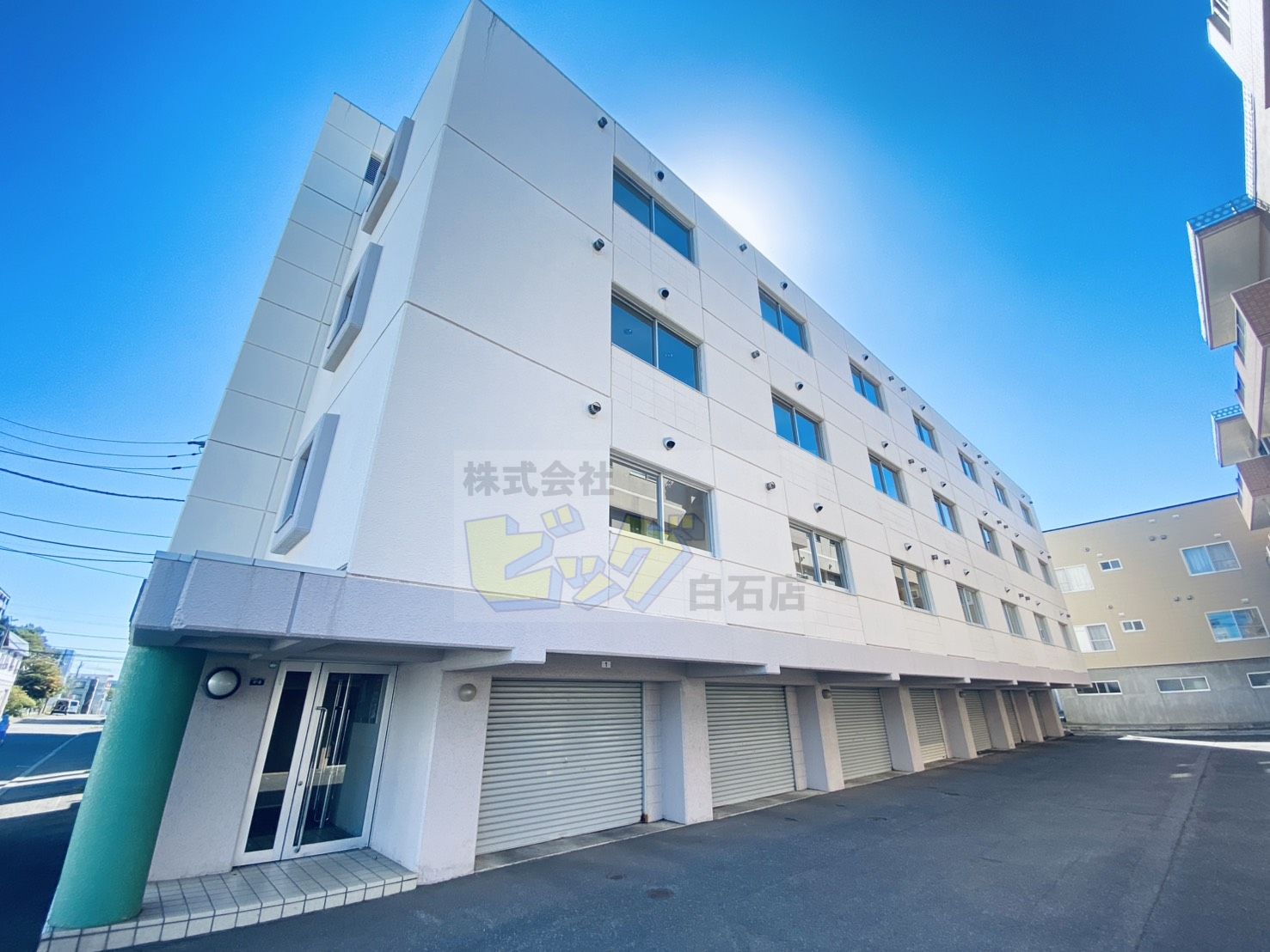 建物外観　経済的な都市ガスマンションです♪