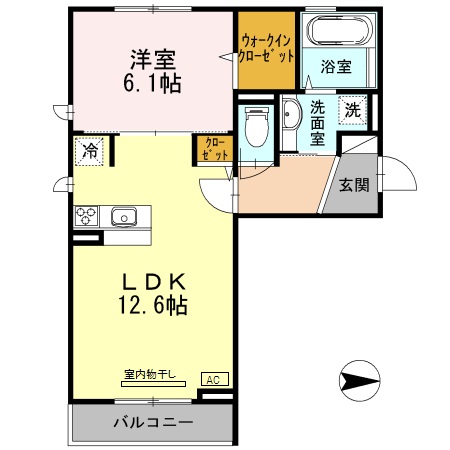 ラフィシアの間取り写真