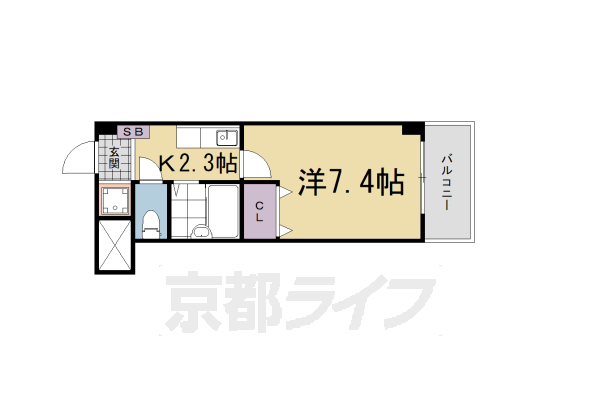 レイクヴュー堅田の間取り写真