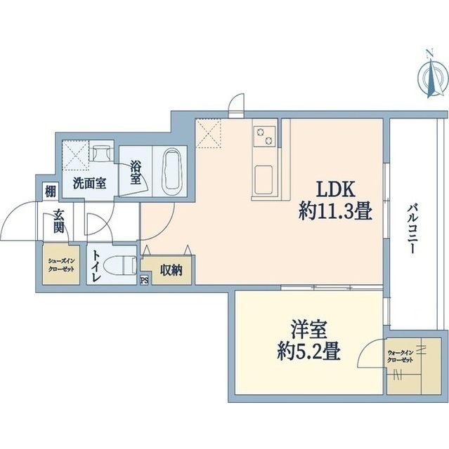 ウェルスクエア山坂の間取り写真