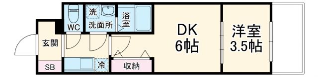 エスリードレジデンス大阪谷町ザ・マークスの間取り写真