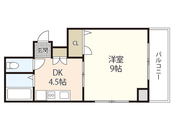 ブルースカイ小町の間取り写真