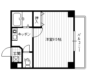 【西本番町マンションの間取り】