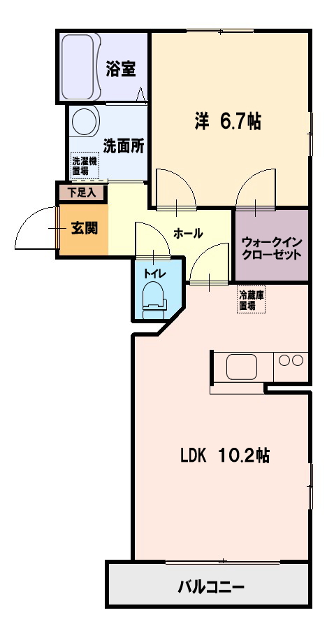 ソレアードみかみの間取り