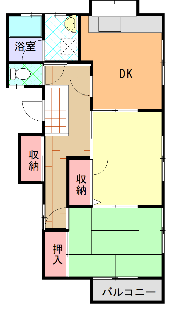 メゾン唐沢の間取り