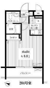 プロスパー下井草の間取り