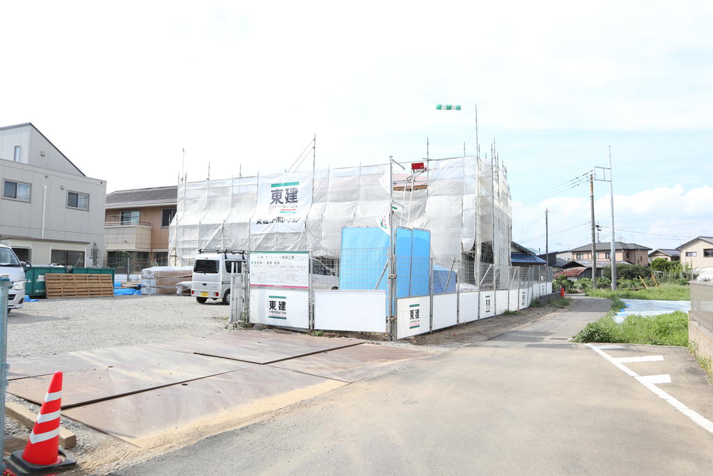 建物外観　建築中です
