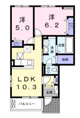 エクシアIの間取り