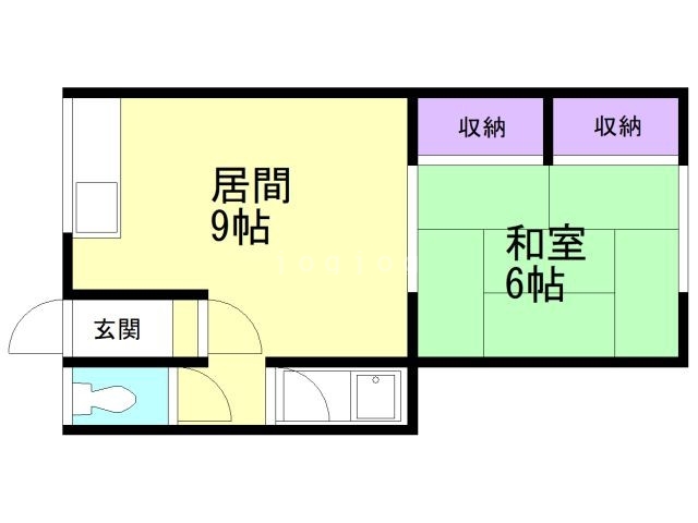 コーポ萩の間取り