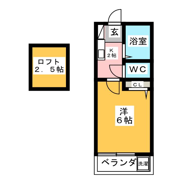 Ｐａｓｉｒ　Ｒｉｓの間取り